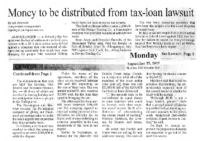 Money to be Distributed from Tax-Loan Lawsuit (Gallup Independent, September 25, 2017)