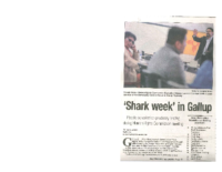 Shark Week in Gallup (Gallup Independent, January 29, 2016)
